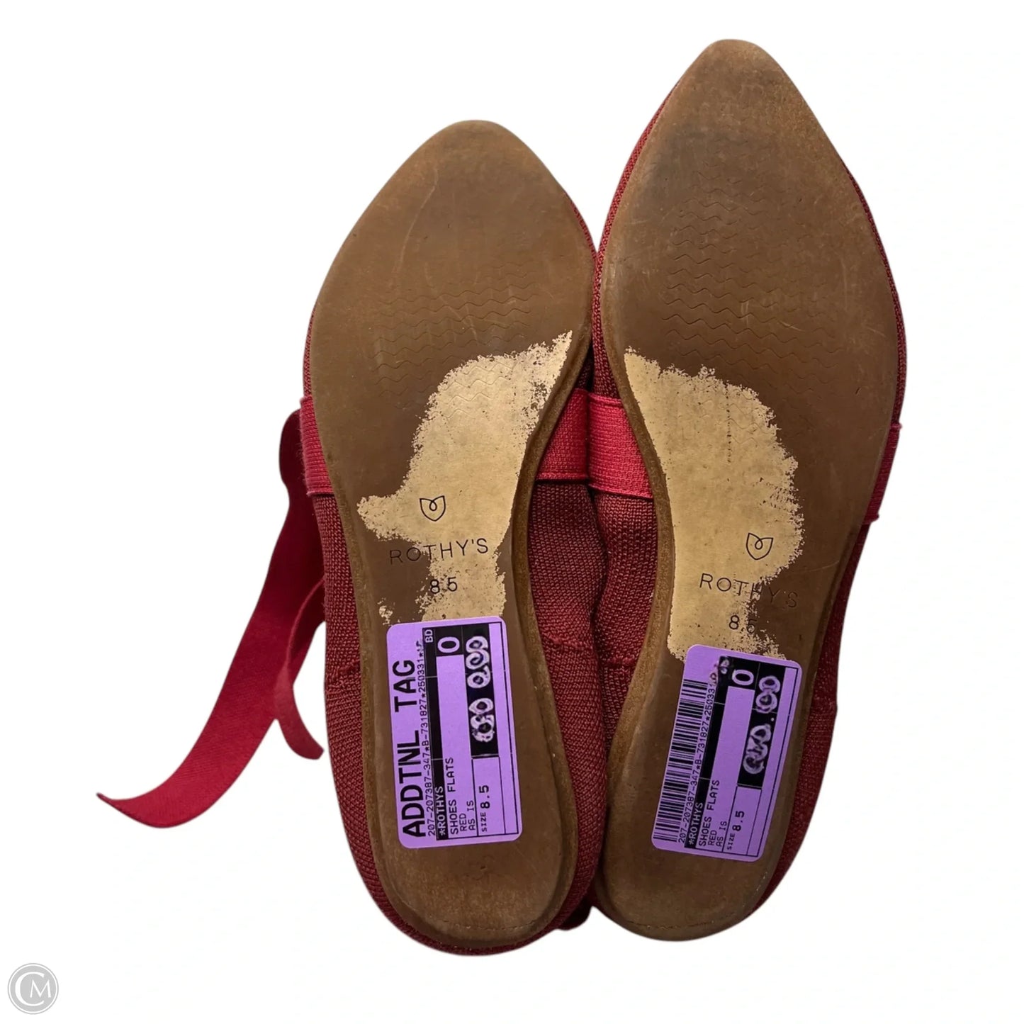 Shoes Flats By Rothys In Red, Size: 8.5