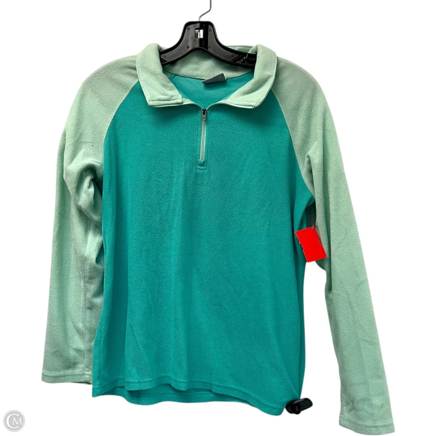 Jacket Fleece By Columbia In Teal, Size: Xl