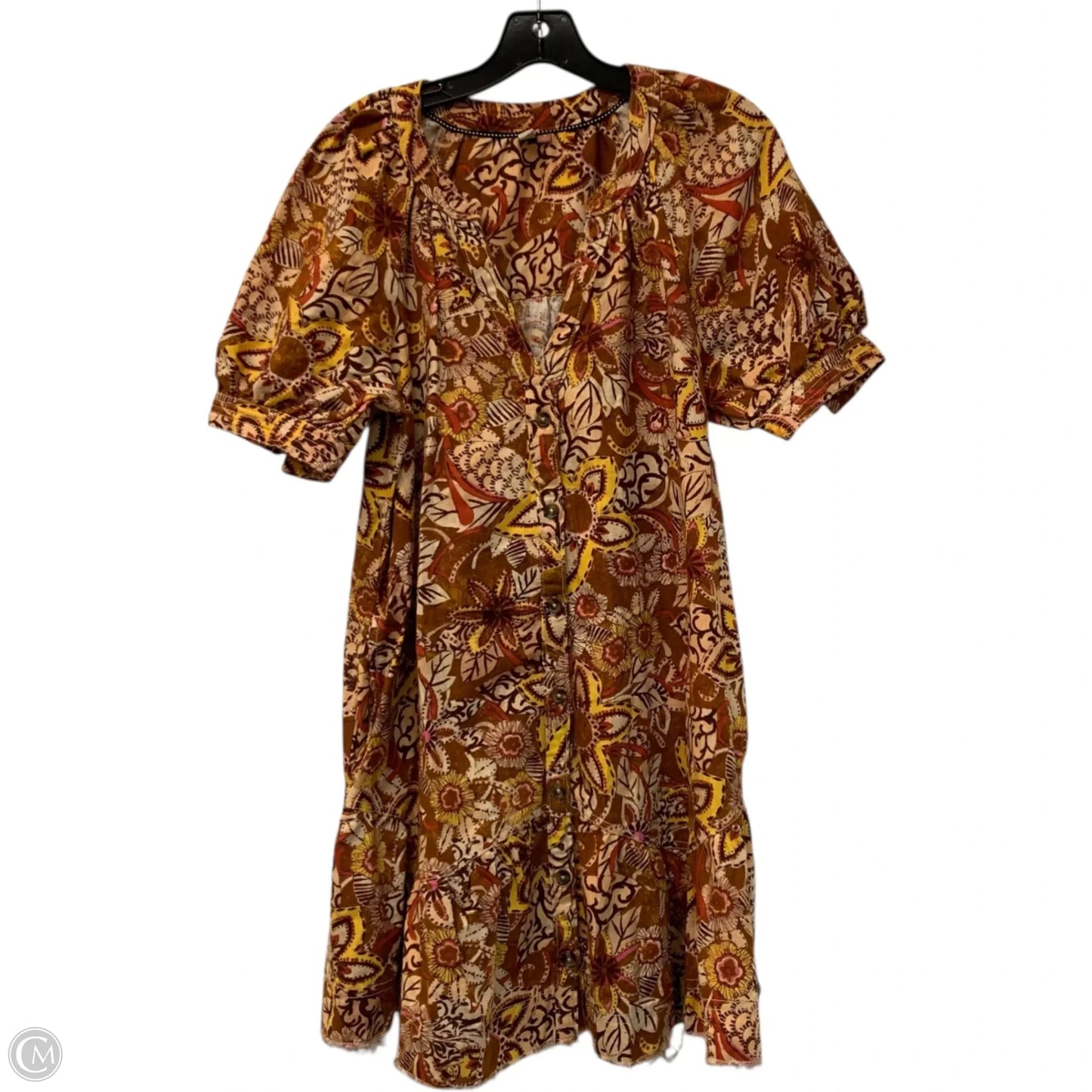 Dress Casual Short By Pilcro In Brown & Orange, Size: M