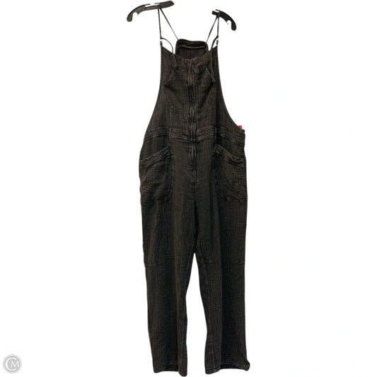 Overalls By Pilcro In Black & Grey, Size: 14