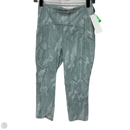 Athletic Leggings Capris By Lululemon In Teal, Size: S