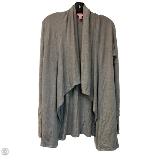Cardigan Designer By Lilly Pulitzer In Grey, Size: M
