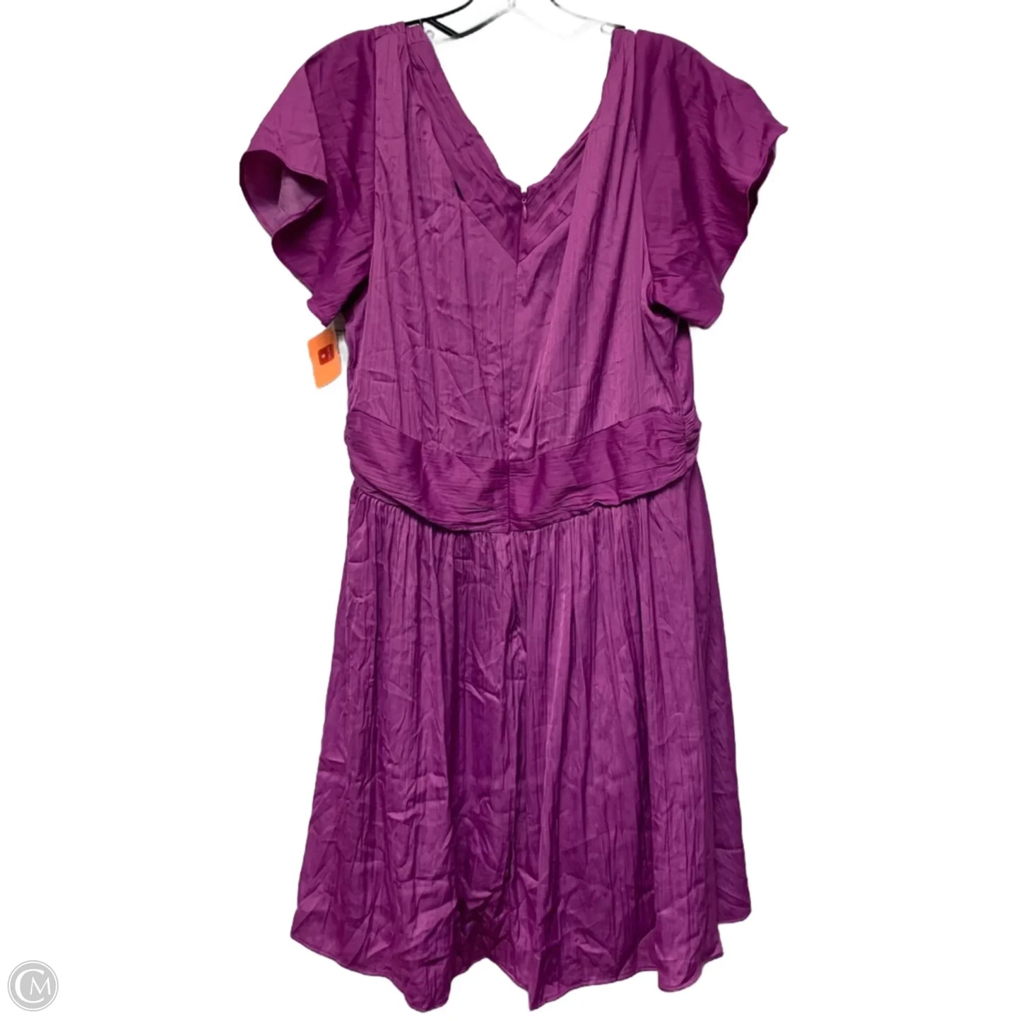 Dress Casual Short By Anthropologie In Purple, Size: L