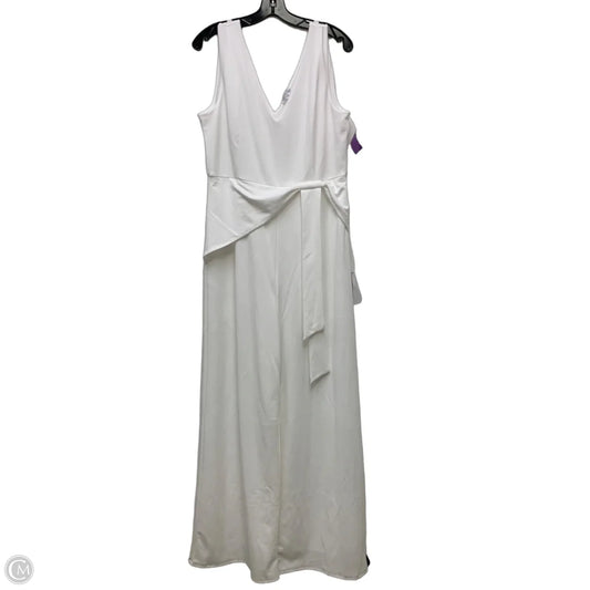 Jumpsuit By Venus In White, Size: L