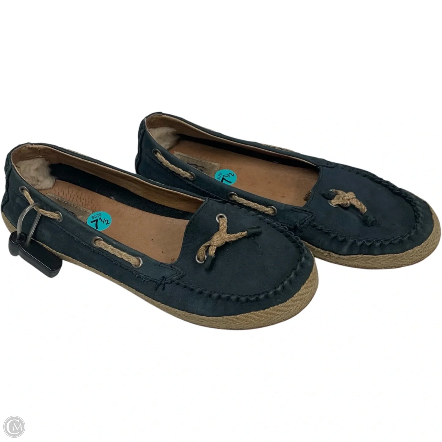 Shoes Designer By Ugg In Black & Brown, Size: 7.5