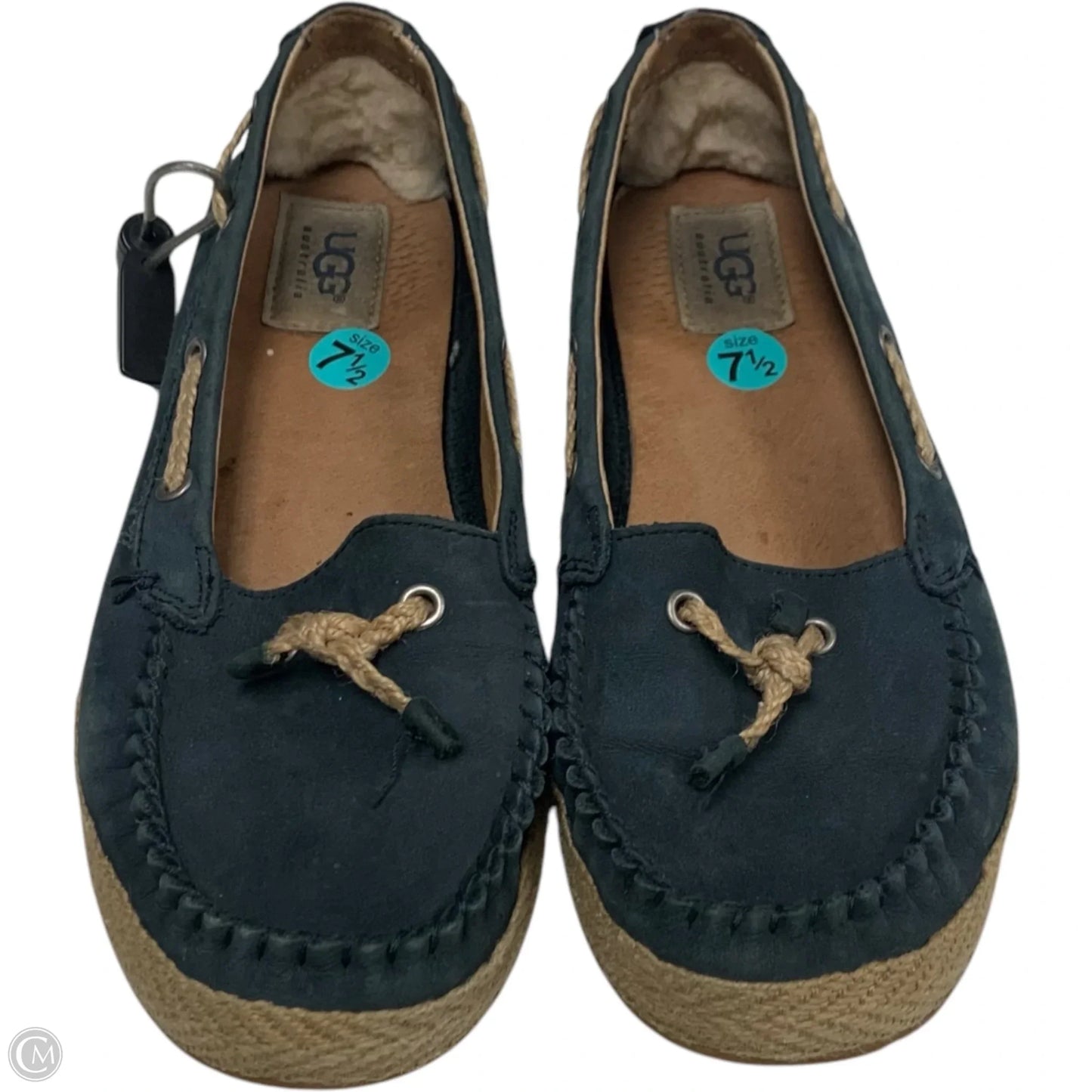 Shoes Designer By Ugg In Black & Brown, Size: 7.5