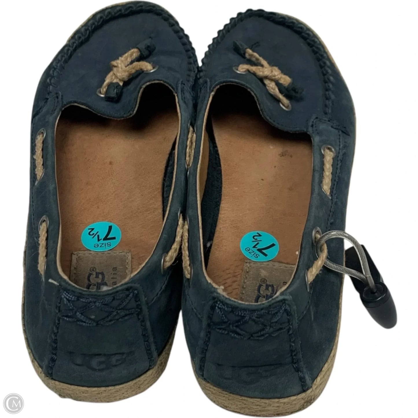 Shoes Designer By Ugg In Black & Brown, Size: 7.5