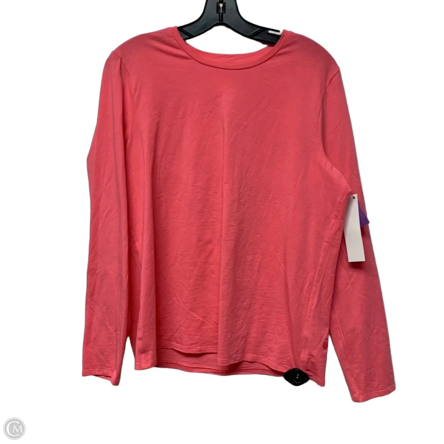 Athletic Top Long Sleeve Crewneck By Lululemon In Pink, Size: M
