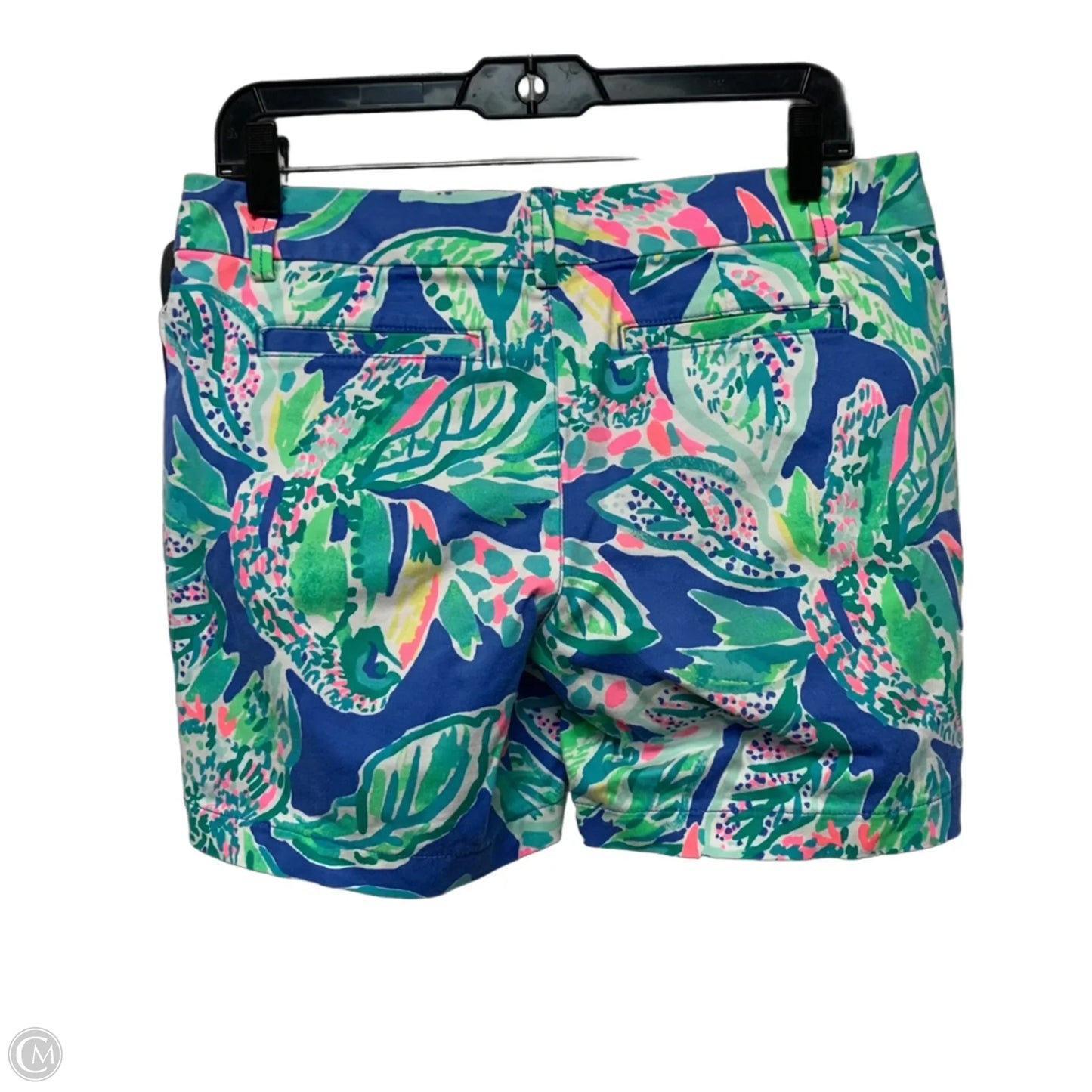 Shorts Designer By Lilly Pulitzer In Blue & Green, Size: 4