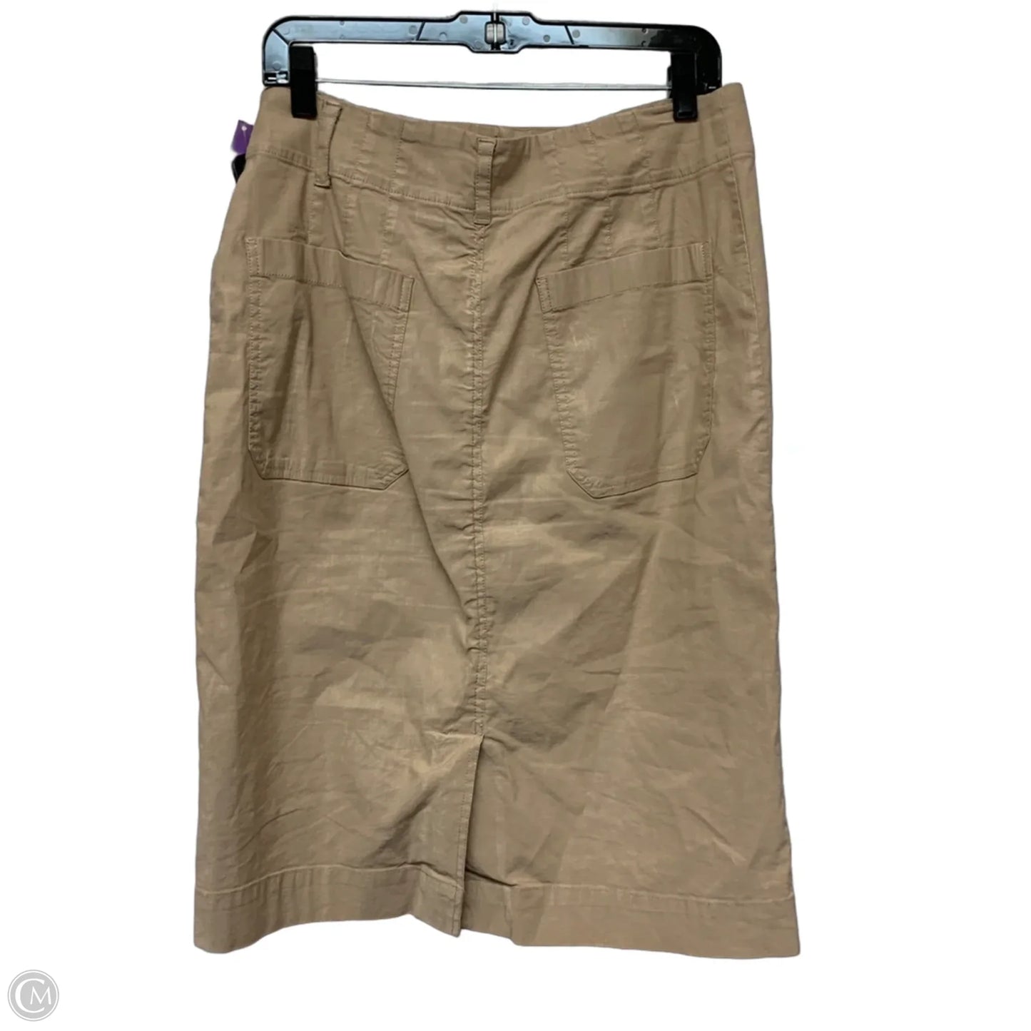 Skirt Midi By Maeve In Brown, Size: L