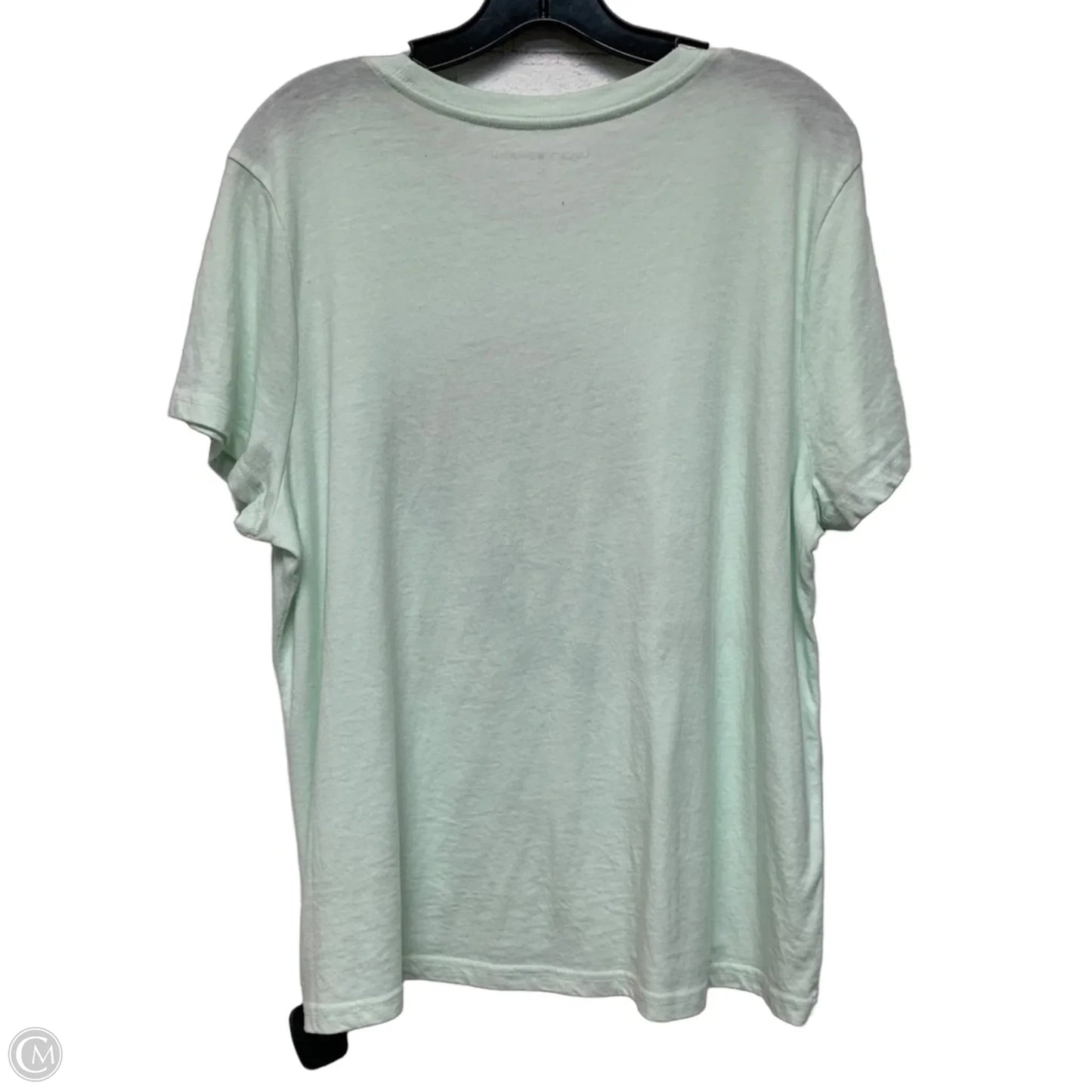 Top Short Sleeve By Lucky Brand In Green, Size: Xl