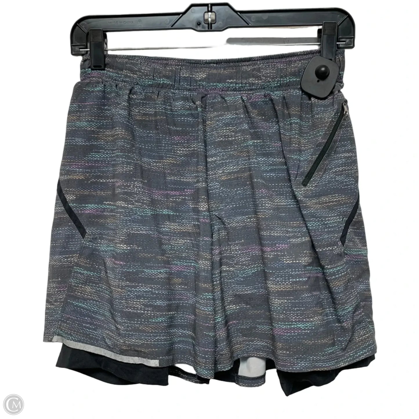 Athletic Shorts By Lululemon In Grey, Size: M