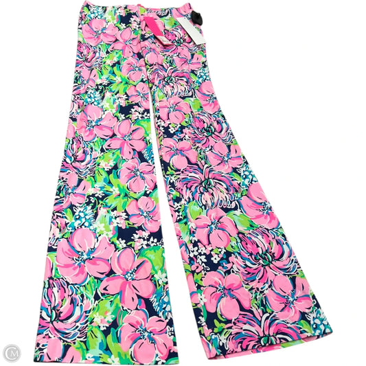 Pants Designer By Lilly Pulitzer In Blue & Pink, Size: Xxs