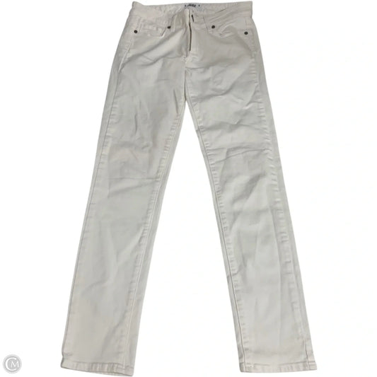 Jeans Skinny By Paige In White, Size: 4
