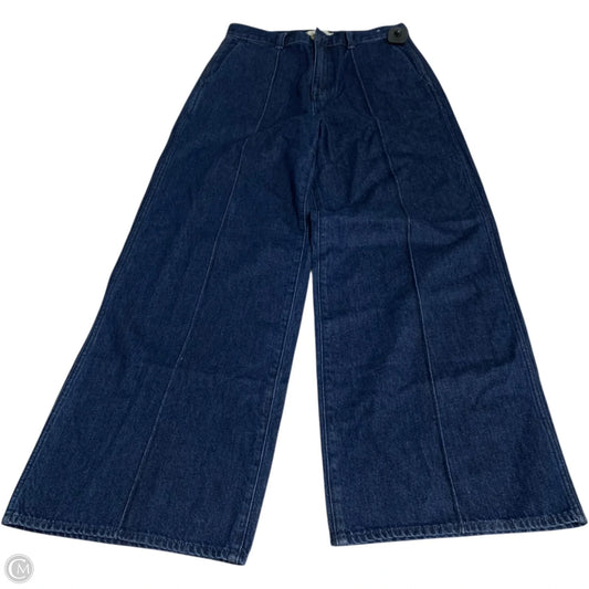 Jeans Wide Leg By Madewell In Blue Denim, Size: 8