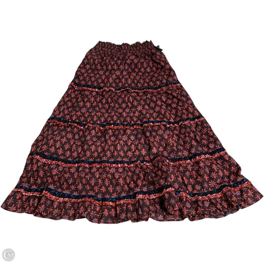 Skirt Maxi By Anthropologie In Floral Print, Size: S
