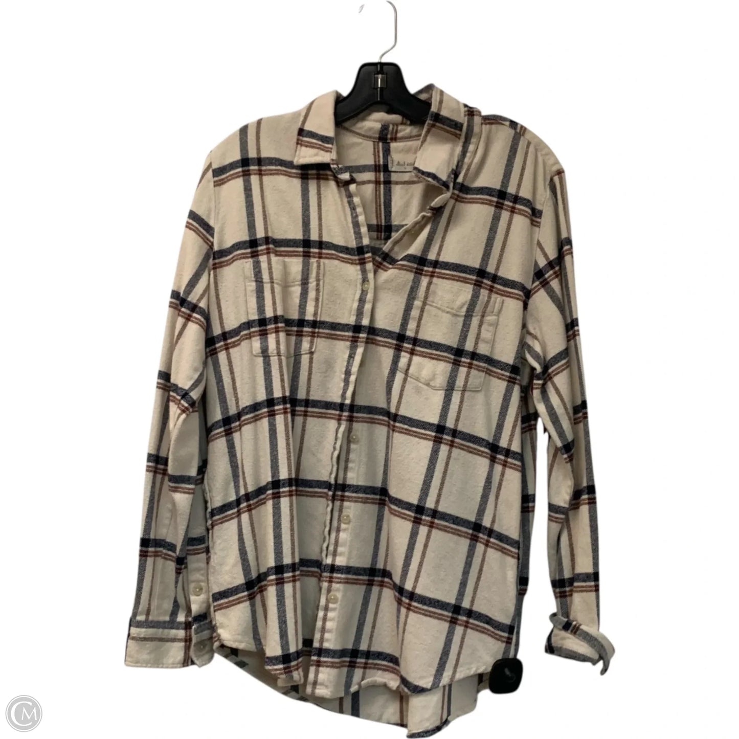 Jacket Shirt By Altard State In Plaid Pattern, Size: Xl