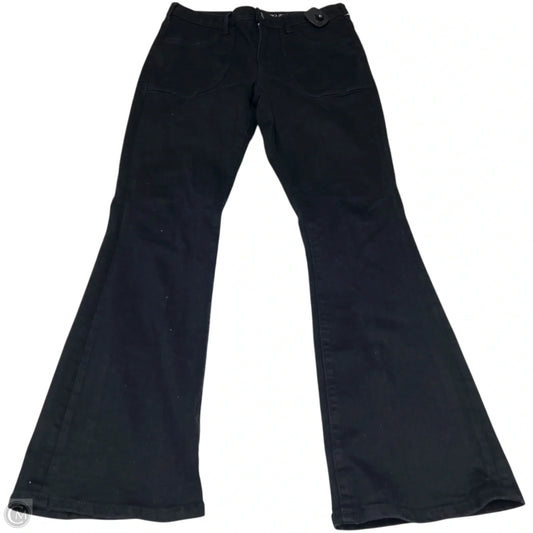Jeans Flared By Pilcro In Black, Size: 10