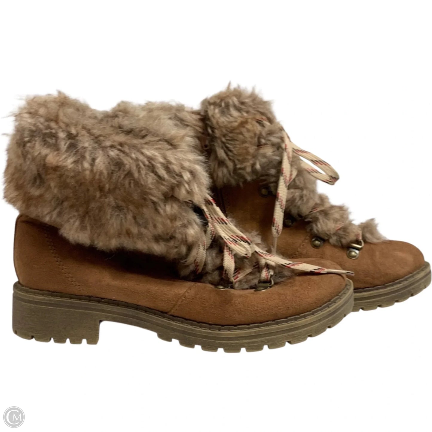 Boots Snow By Universal Thread In Brown, Size: 7