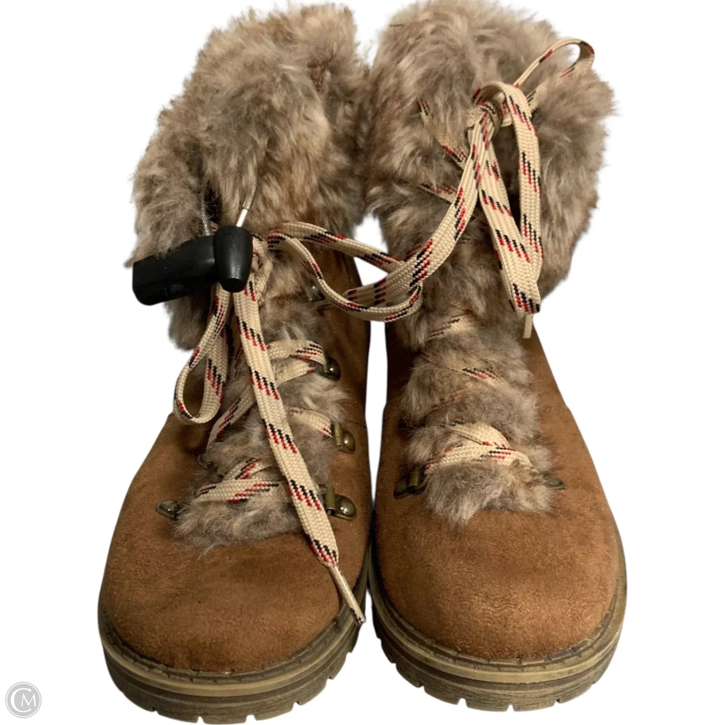 Boots Snow By Universal Thread In Brown, Size: 7