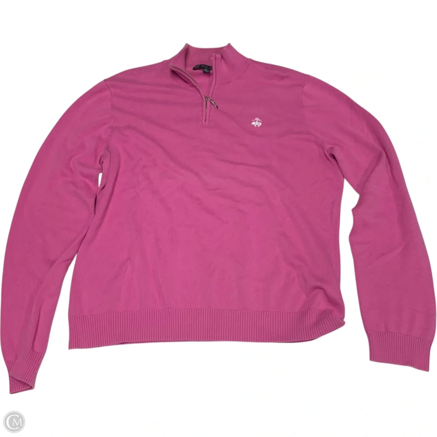Sweater By Brooks Brothers In Pink, Size: Xl