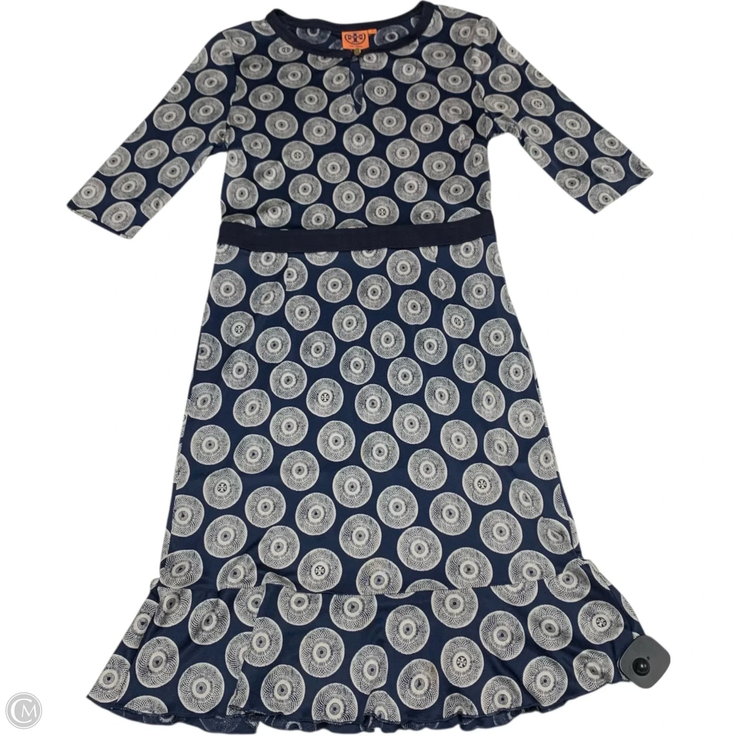 Dress Designer By Tory Burch In Navy, Size: M