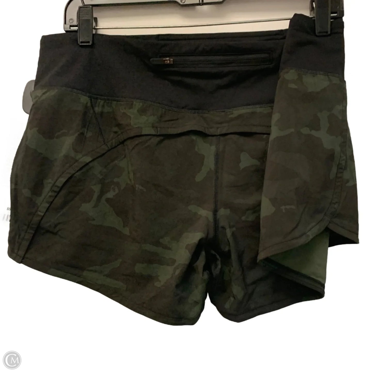 Athletic Shorts By Lululemon In Camouflage Print, Size: L