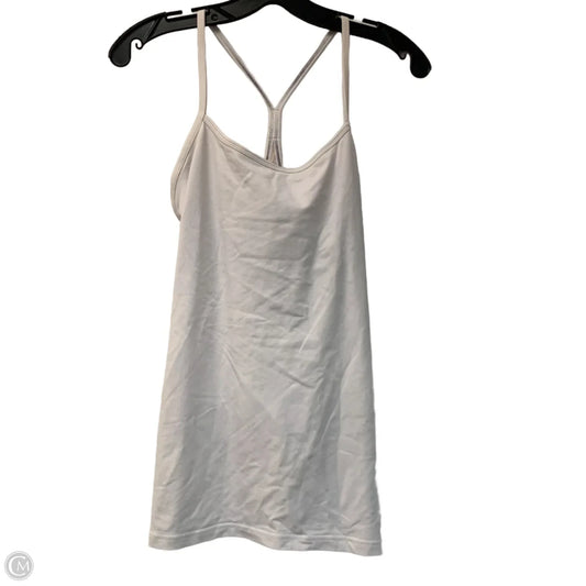 Athletic Tank Top By Lululemon In White, Size: M