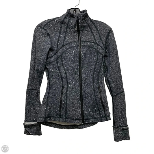 Athletic Jacket By Lululemon In Grey, Size: S