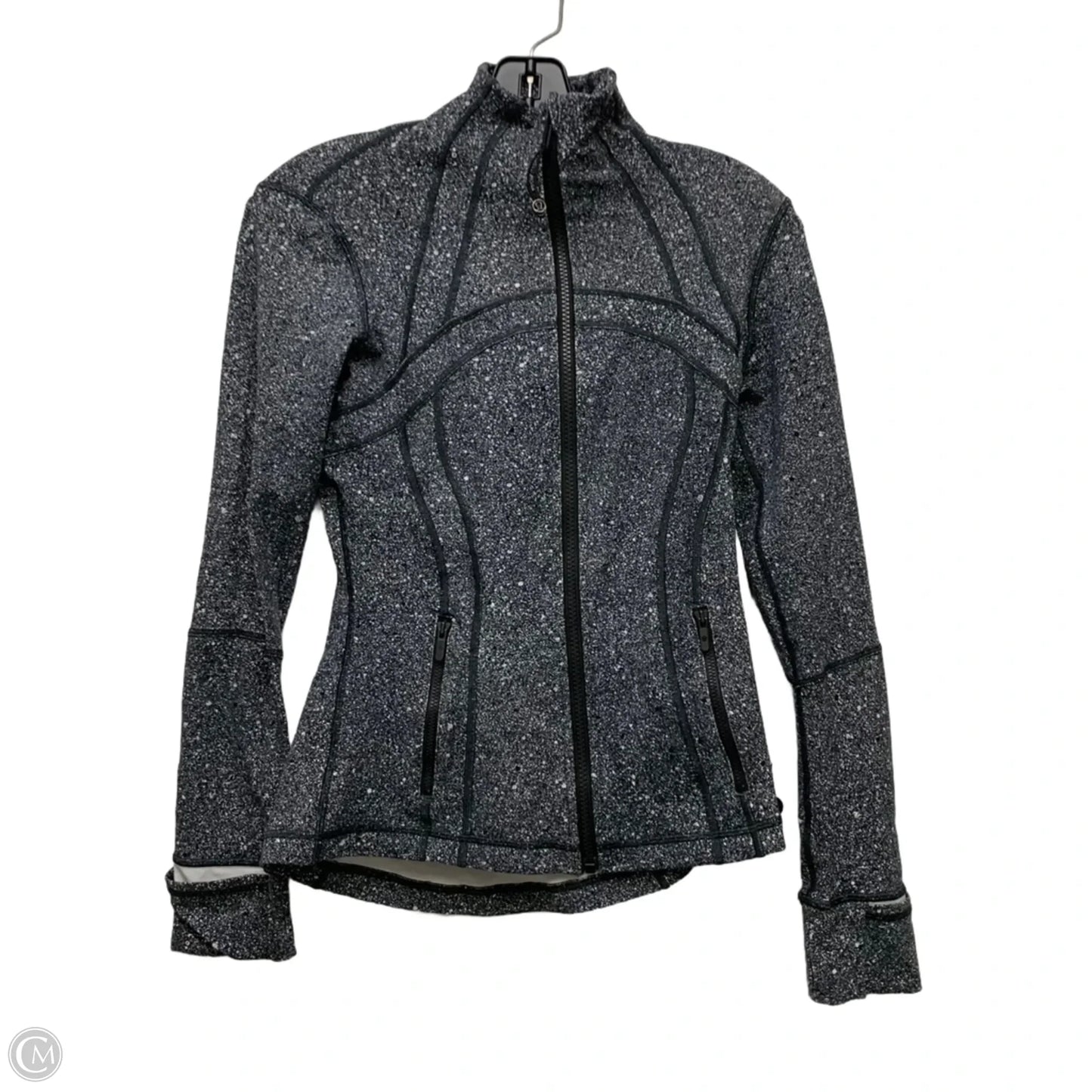 Athletic Jacket By Lululemon In Grey, Size: S