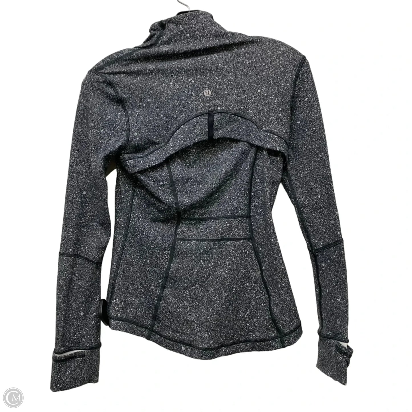 Athletic Jacket By Lululemon In Grey, Size: S