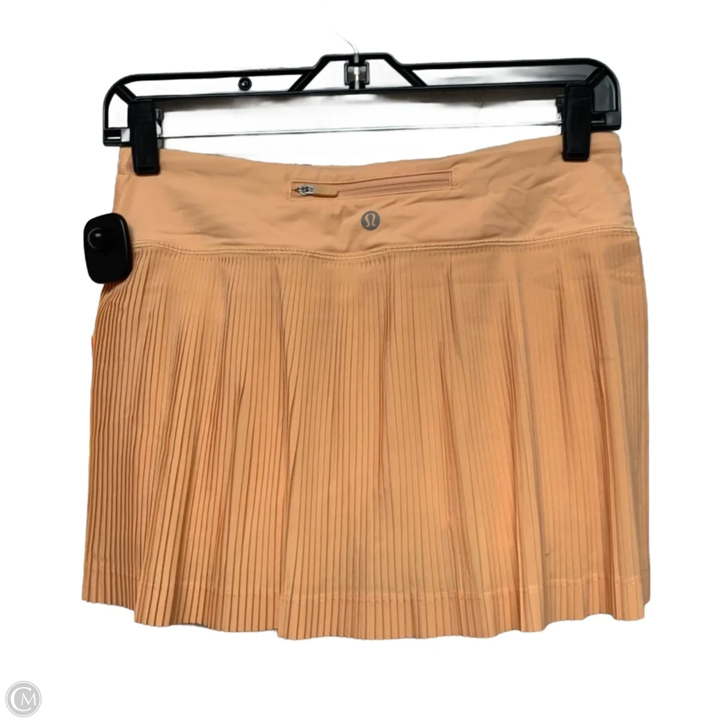 Athletic Skort By Lululemon In Orange, Size: S