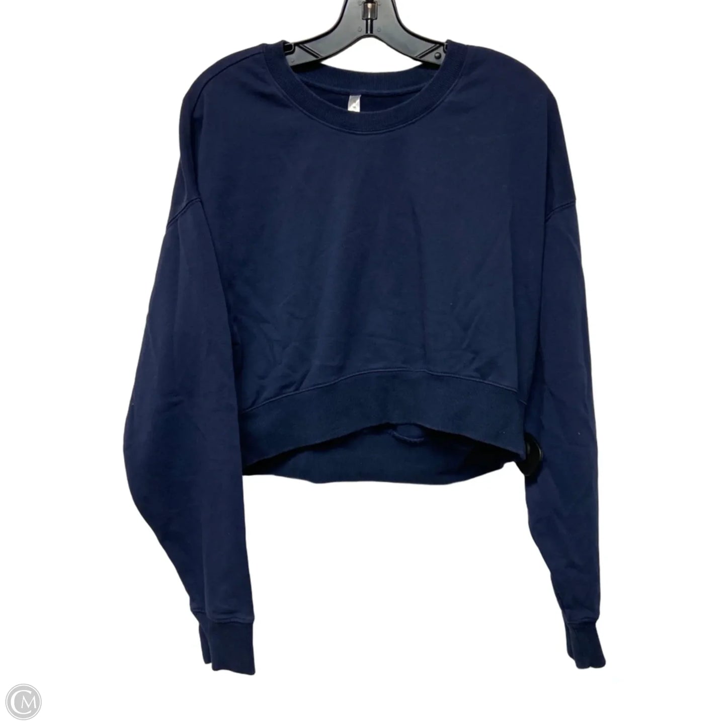 Sweatshirt Crewneck By Fabletics In Navy, Size: M
