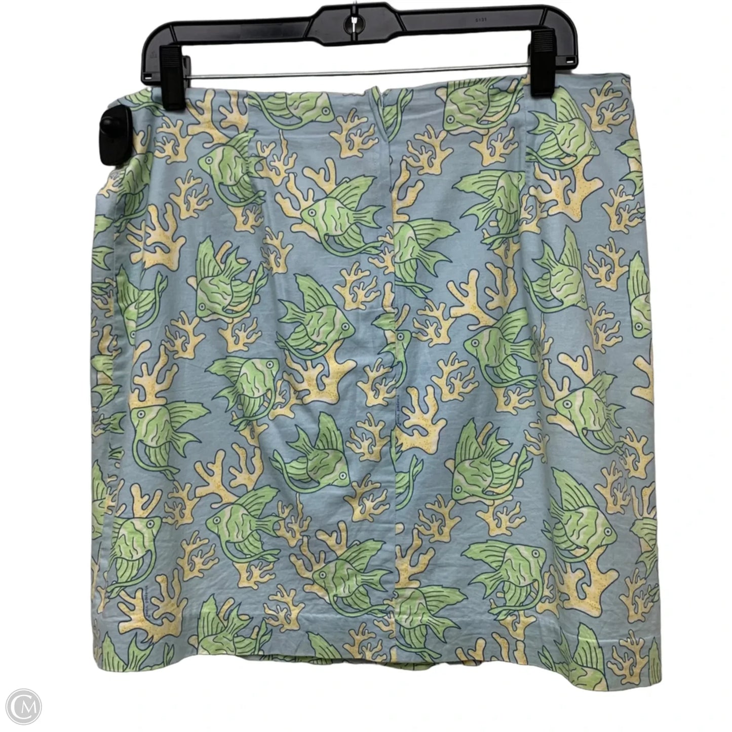 Skirt Mini & Short By Vineyard Vines In Blue & Green, Size: S
