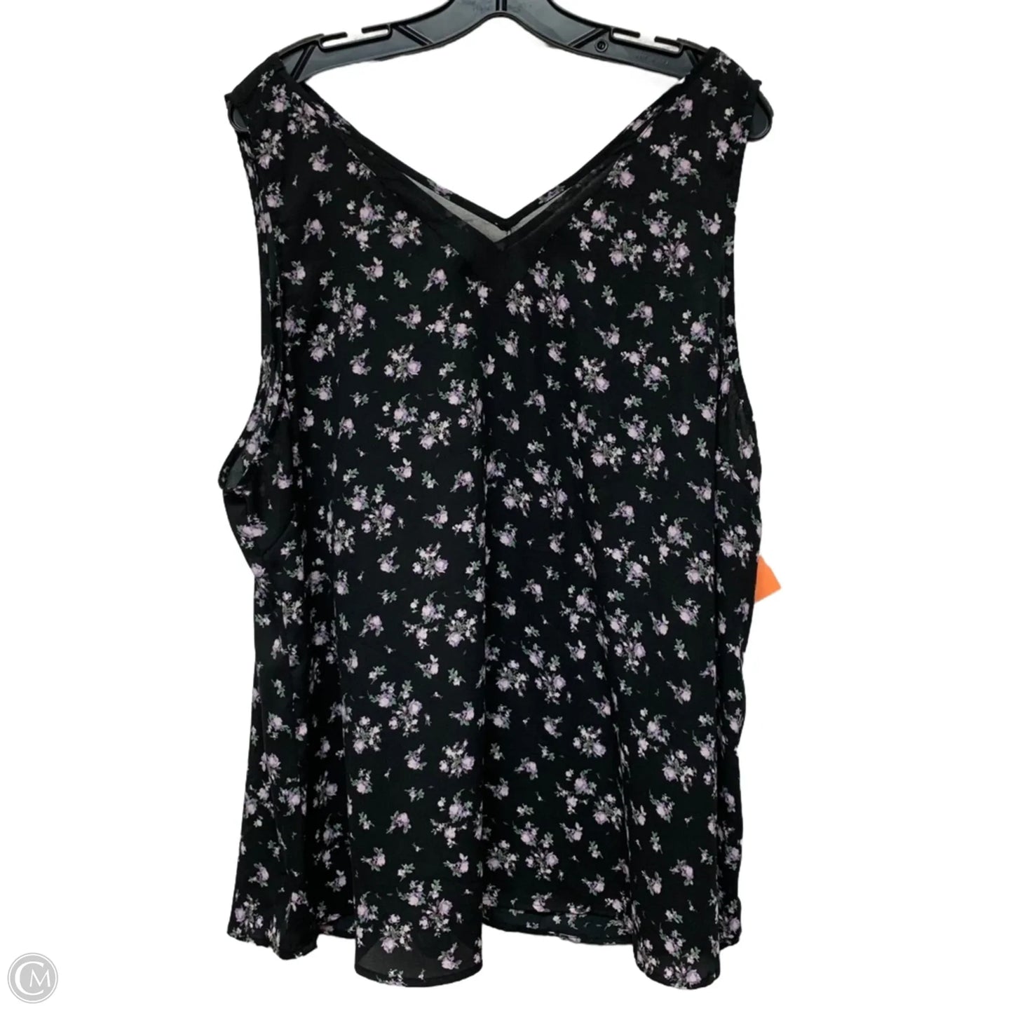 Top Sleeveless By Madison Grey In Black, Size: 2x