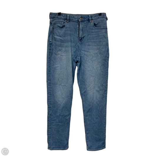 Jeans Wide Leg By Abercrombie And Fitch In Blue Denim, Size: 12