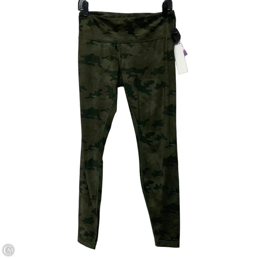 Athletic Leggings By Lululemon In Camouflage Print, Size: M