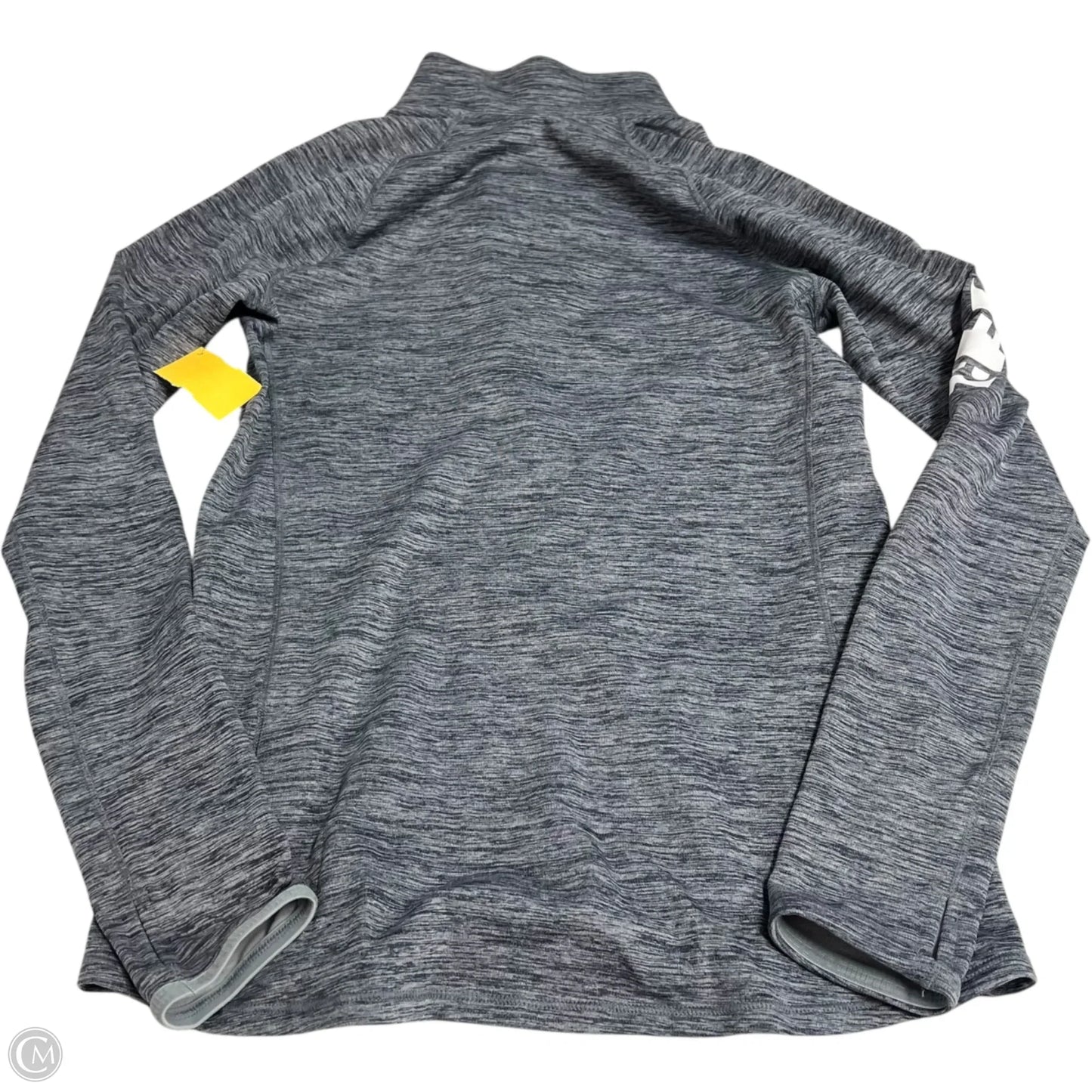 Athletic Sweatshirt Collar By Under Armour In Grey, Size: S