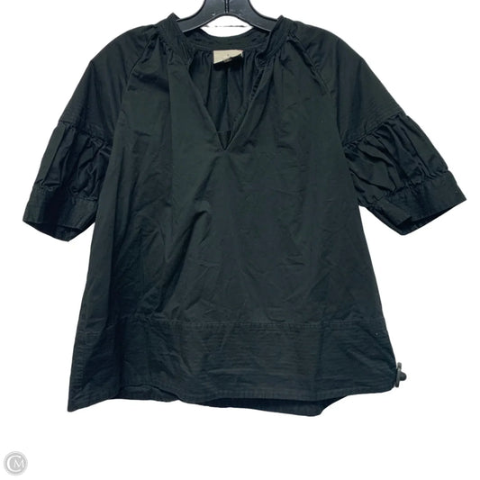 Top Short Sleeve Designer By Tuckernuck In Black, Size: L