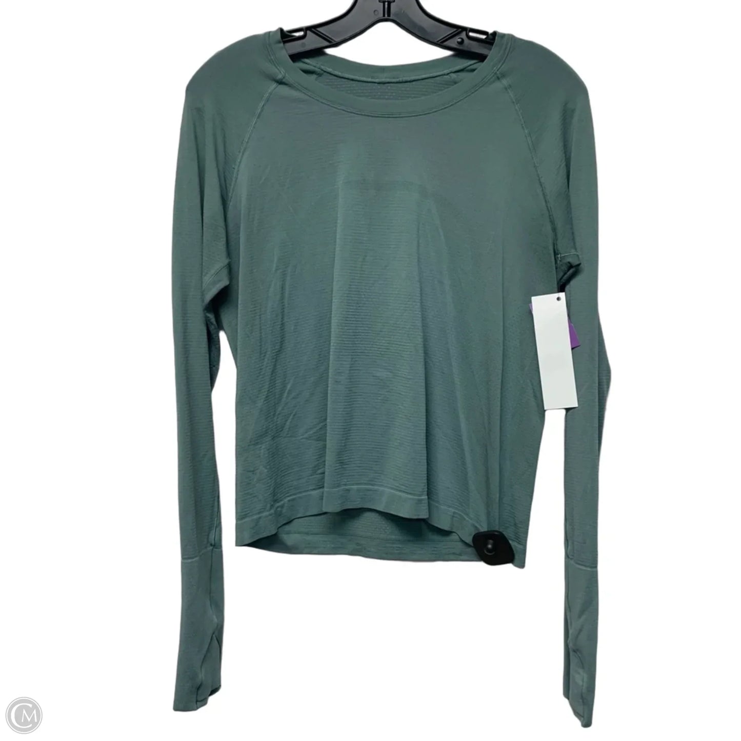 Athletic Top Long Sleeve Crewneck By Lululemon In Blue, Size: M
