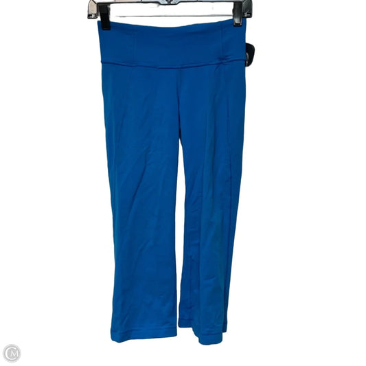 Athletic Leggings Capris By Lululemon In Blue, Size: S