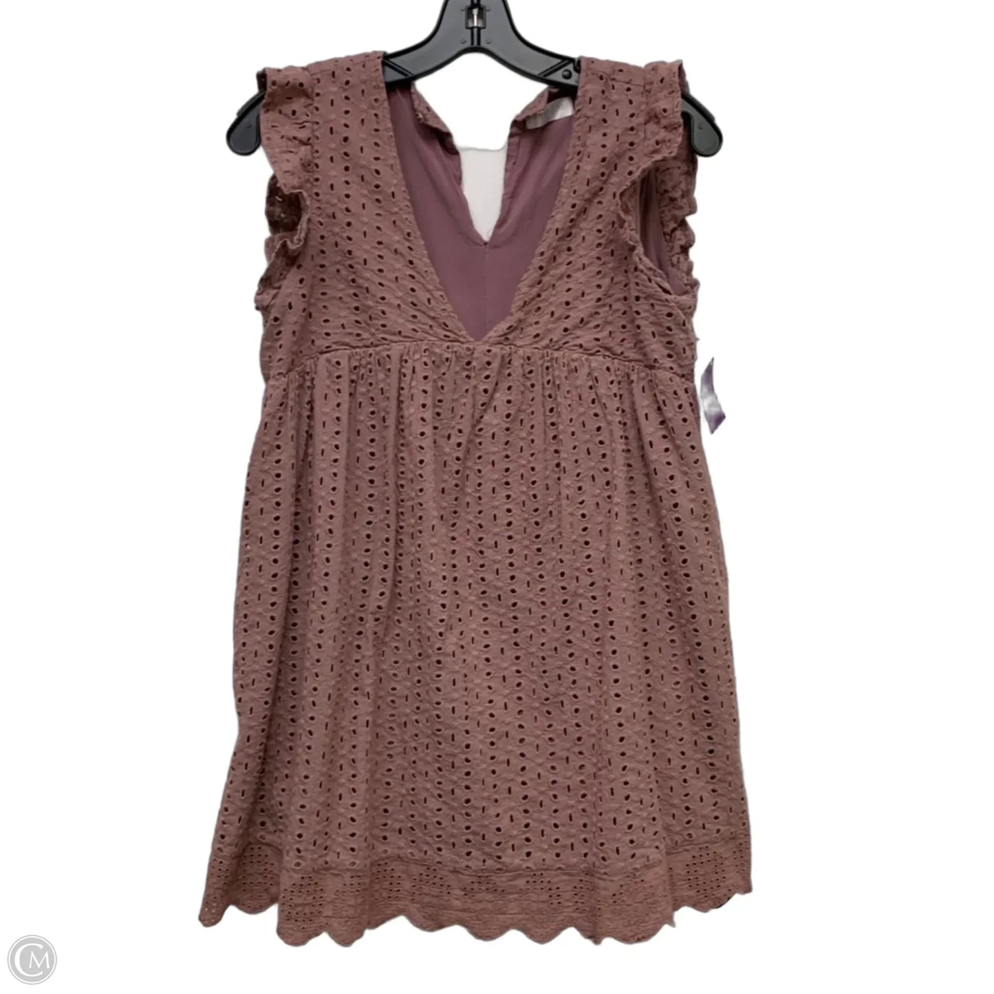 Dress Casual Short By Vestique In Purple, Size: S