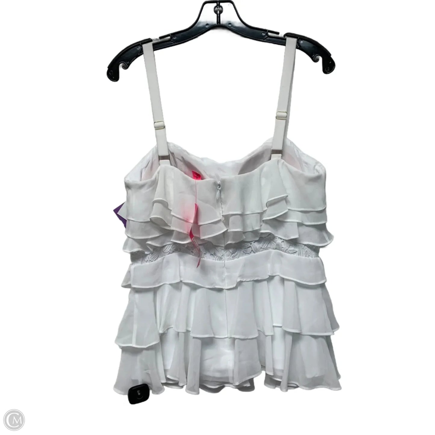 Top Sleeveless Designer By Lilly Pulitzer In White, Size: M