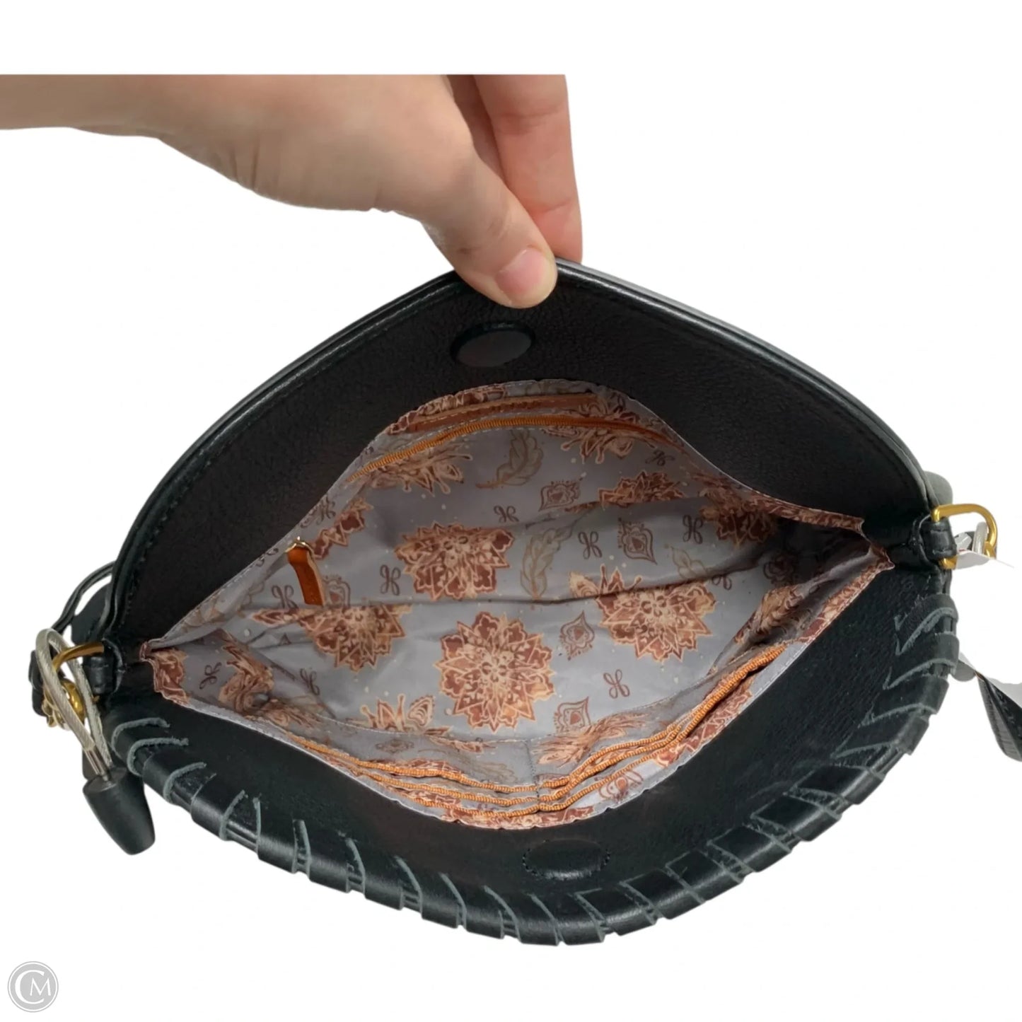 Crossbody Leather By Hobo Intl, Size: Medium