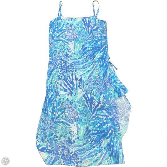 Dress Designer By Lilly Pulitzer In Blue & White, Size: Xl