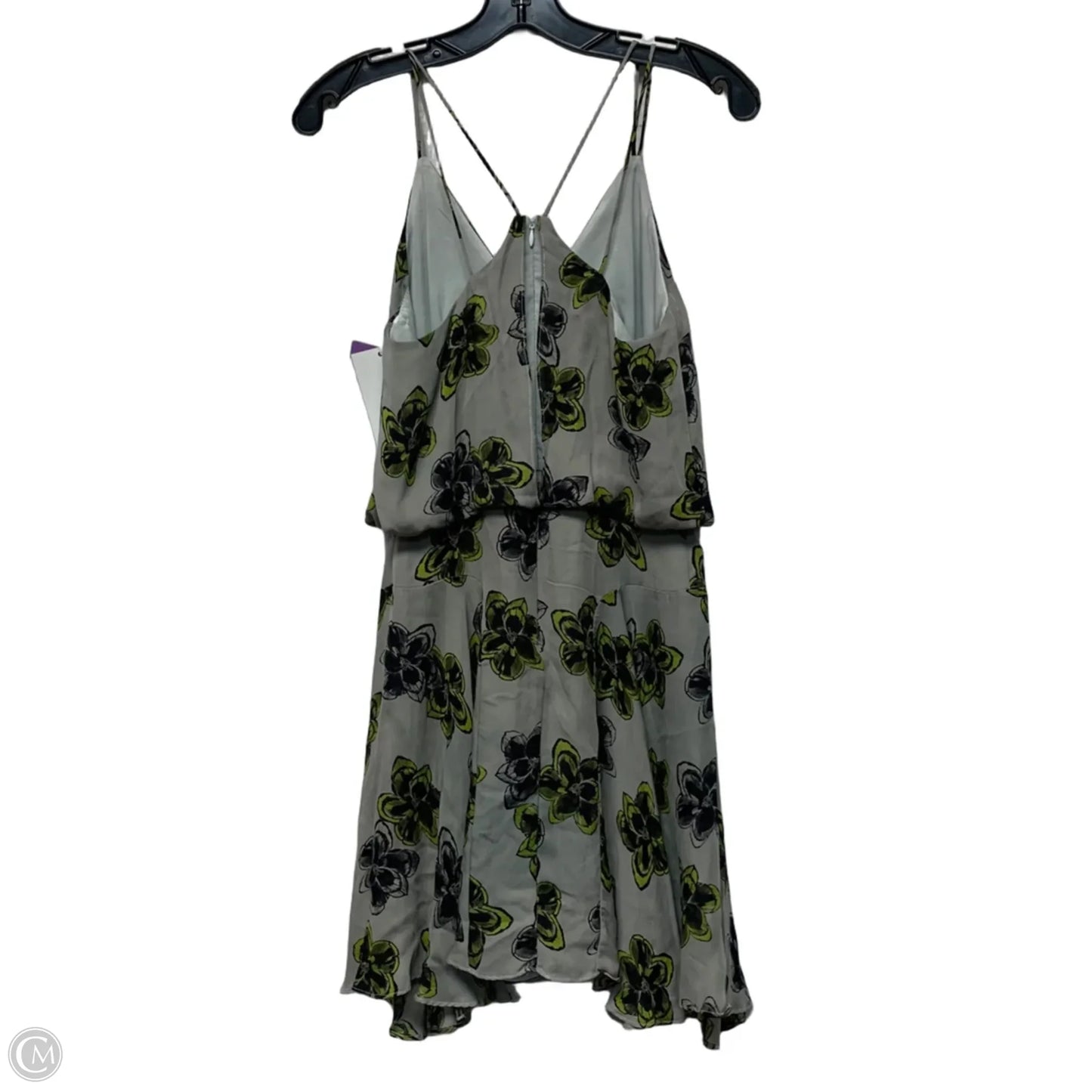 Dress Designer By Milly In Green & Grey, Size: Xs