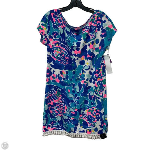 Dress Designer By Lilly Pulitzer In Blue & Pink, Size: Xs