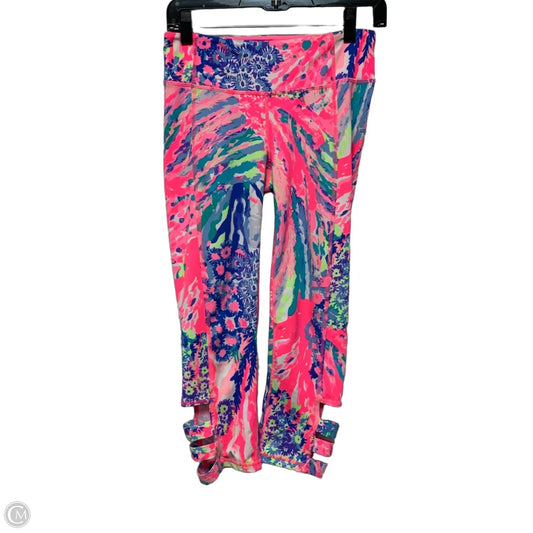 Pants Designer By Lilly Pulitzer In Blue & Pink, Size: S