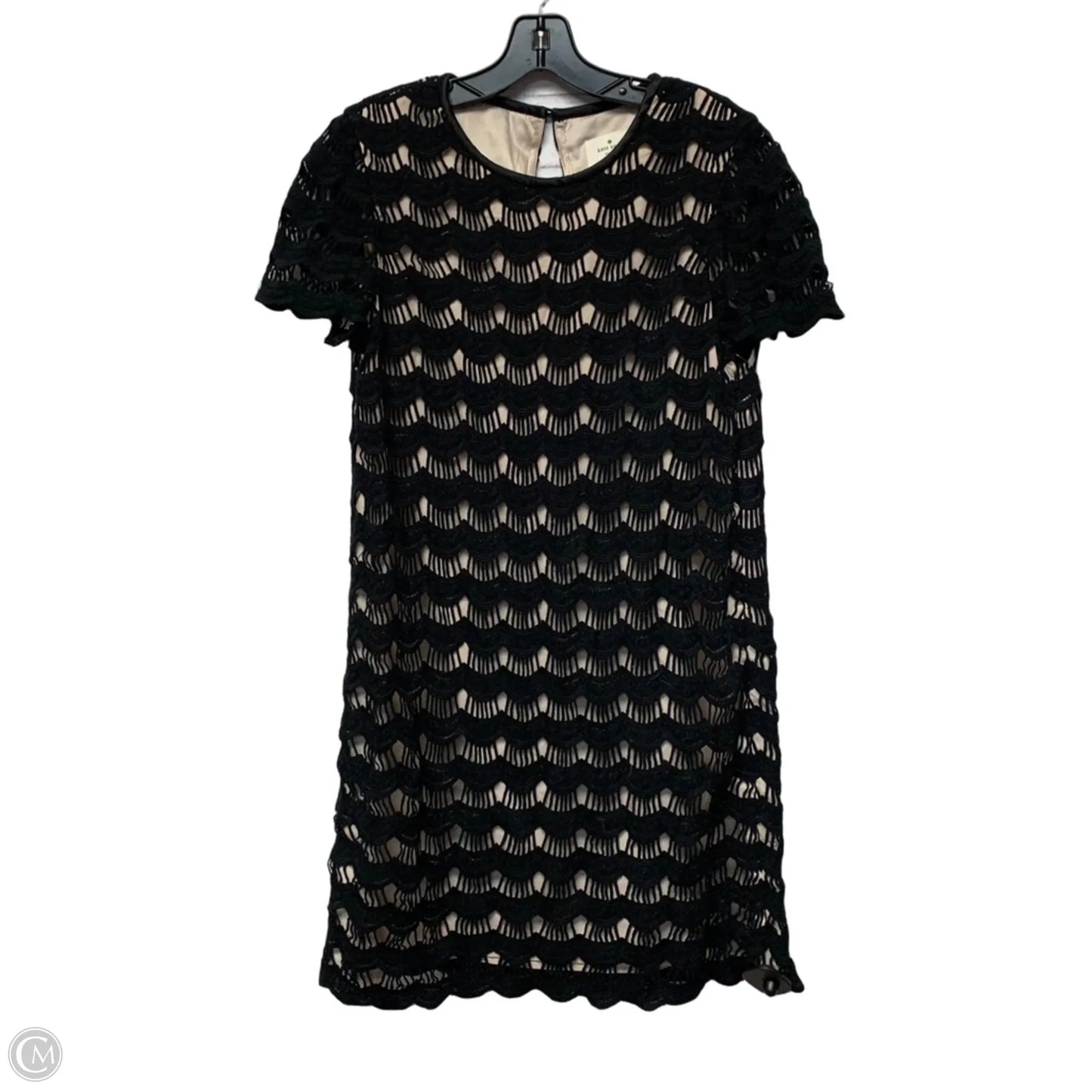 Dress Designer By Kate Spade In Black & Cream, Size: M