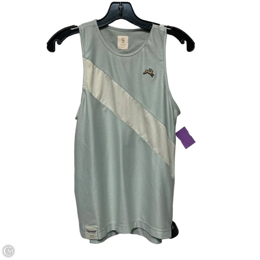 Athletic Tank Top By Tracksmith In Cream & Green, Size: S